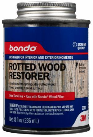 Bondo Rotted Wood Restorer, 20131, 8 oz, 6 per caseimage