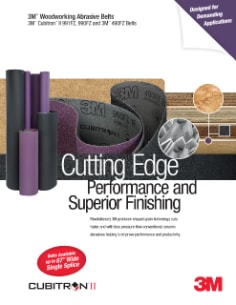 3M(TM) Cubitron(TM) II 991FZ, 990FZ and 3M(TM) 490FZ Belts Flyer