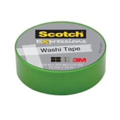 Scotch (R) Expressions Washi Tape C314-GRN