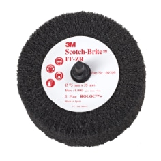 Scotch-Brite™ Roloc™ Lamellenbürste FF-ZR, grau