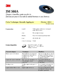 3M 566A Disque abrasif à lamelles
