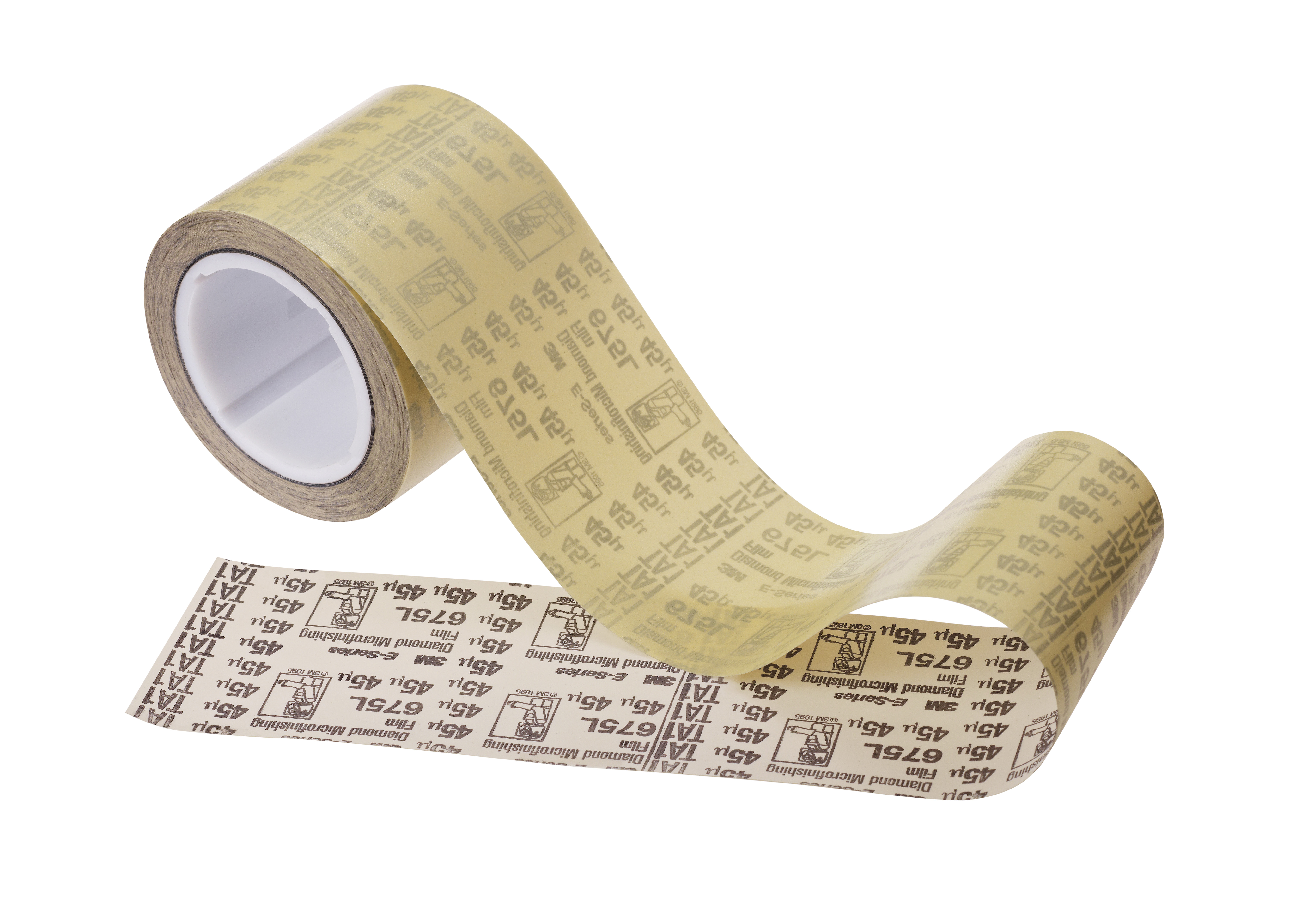 3M Diamond Microfinishing Film Belt 675L, 45 Mic 5MIL, Gray, 1/2 in x 64 in