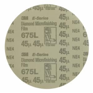 3M™ Diamond Microfinishing Film PSA Disc 675L, 45 Mic 5MIL, Gray, 5 in x NH, Die 500X image 3M™ Diamond Microfinishing Film PSA Disc 675L, 45 Mic 5MIL, Gray, 5 in x NH, Die 500Ximage