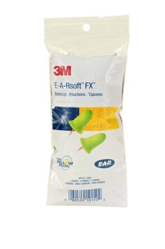 3M E-A-Rsoft  FX  Corded Earplugs VP312-1260