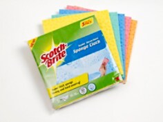 Scotch-Brite(TM) Sponge Cloth 5 Cloths