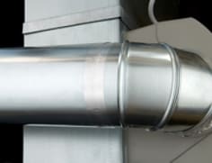 2113NA 3MTM High Temperature Flue Tape, on duct