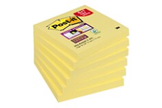 3M (TM) post-it(R) super sticky notes 654-P6SS-CY