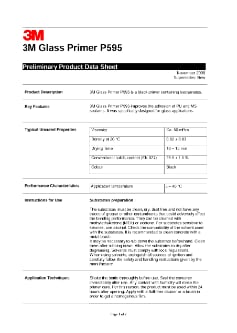 3M Glass Primer P595
