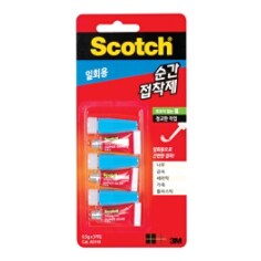 스카치™ 순간 접착제_일회용 (젤) 0.5g