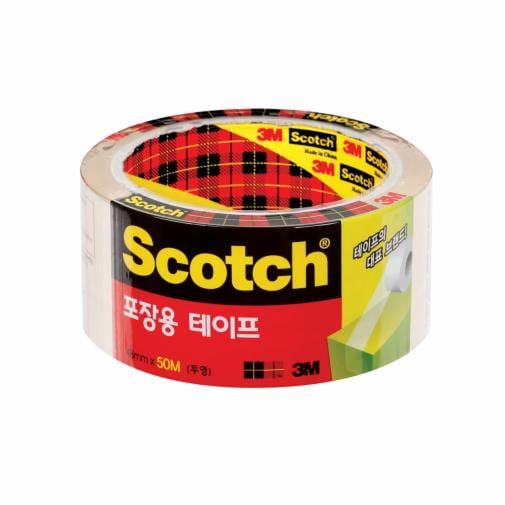 스카치™ 일반형 포장용 테이프 3650, 투명, 48 mm