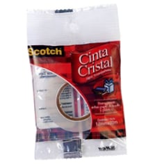 Cinta Adhesiva 3M Scotch 500 Transparente 18 mm x 66 m 1 pieza