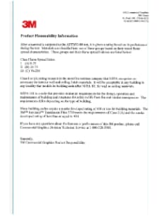 Flammability Test Report 3730