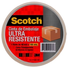 Cinta Embalaje Scotch 3M 301 Transparente 48mm X 100m X 1 Unidad