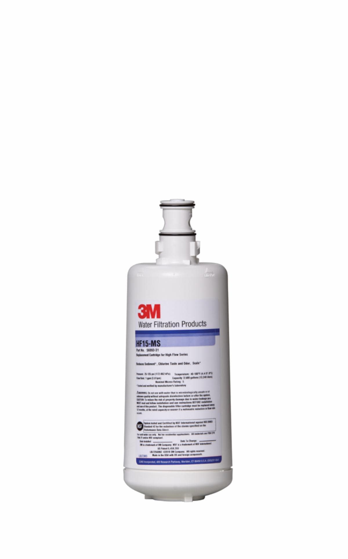 3M™ High Flow Series Replacement Cartridge, HF15MS, 5626113, 5 µ NOM, 6/Case 3M United Kingdom