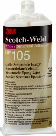 3M™ Scotch-Weld™ 2-Komponenten-Konstruktionsklebstoff auf Epoxidharzbasis für das EPX-System SW DP 105