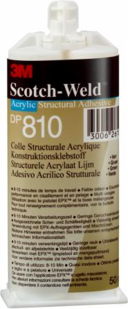 3M™ Scotch-Weld™ 2-Komponenten-Konstruktionsklebstoff auf Acrylatbasis für das EPX-System SW DP 810 | | | |