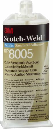 3M™ Scotch-Weld™ 2-Komponenten-Konstruktionsklebstoff auf Acrylatbasis für das EPX-System SW DP 8005 | | | |