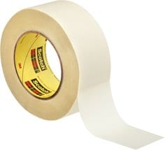 3M™ Enkelhäftande Glasväv Tejp 361, Vit, 50 mm x 55 m, 24 rl/fp