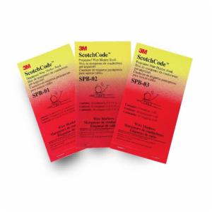 3M™ ScotchCode Write-On Wire Marker Book SWB-01, 0.5 in x 1.5 in, 5/Caseimage