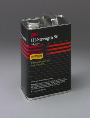 3M™ Hi-Strength 90 Adhesive, Clear, 1 Gallon, 1 Can/Case, Sampleimage
