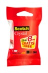 Cinta adhesiva supertransparente Scotch®, 1 rollo de 19 mm x 25 m + 8 m GRATIS