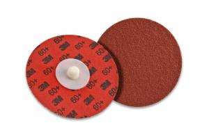 3M™ Cubitron II Roloc Durable Edge Disc 984F, 60+, YF-weight, TR, Maroon, 1-1/2 in, Die R150S, 50/Carton, 200 ea/Caseimage