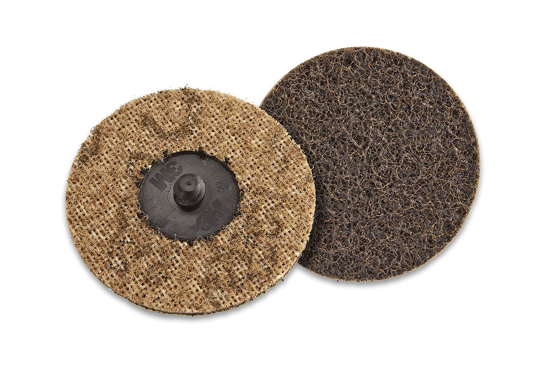 Scotch-Brite™ Roloc™ SC Surface Conditioning Disc, SC-DR, A/O Coarse, TR, 4 in, 25/Carton, 100 ea/Case