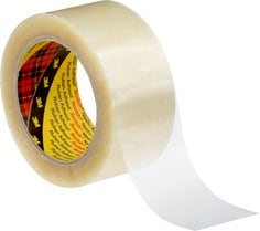 3M™ Scotch® Fita de embalagem 3500, PET, Transparente, 50 MM x 66 M