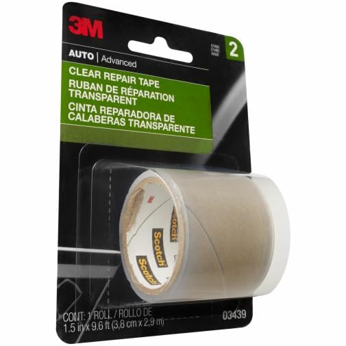 3M(TM) Clear Repair Tape, 03439, 1-1/2 in x 115 in, 24 per case
