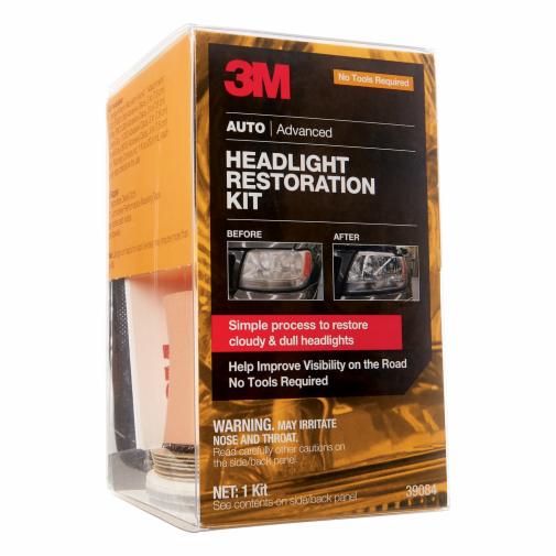 3M(TM) Headlight Restoration Kit, 39084, 4 per case