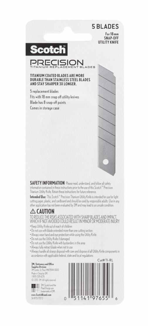 3M Replacement Blade 1-Blade Utility Knife