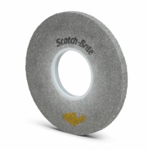Scotch-Brite EXL Pro Deburring Convolute Wheel, EP-WL, 10S Fine, 8 in x 1/2 in x 3 in, 4 ea/Caseimage
