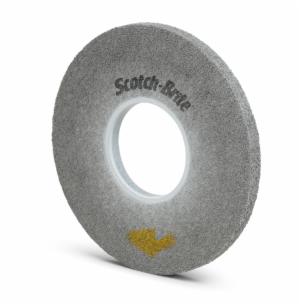 Scotch-Brite EXL Pro Deburring Convolute Wheel, EP-WL, 9S Fine, 16 in x 1 in x 10 in, 1 ea/Caseimage