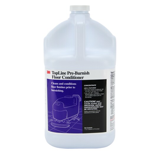 3m Topline Pre Burnish Floor Conditioner 1 Gallon 4 Case 3m