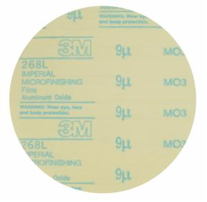 3M™ Microfinishing PSA Film Disc 268L, 9 Mic 3MIL, Type D, 1 in x NH, Die 100N, 100/Bag, 2000 ea/Caseimage