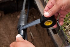 3M(TM) Super 33+ Vinyl Electrical Tape over Mastic Sealing 2229