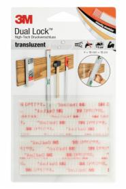 3M™ Dual Lock™ High-Tech Druckverschluss DL-HT, Transluzent, 19 mm x 10 cm, 5,7 mm