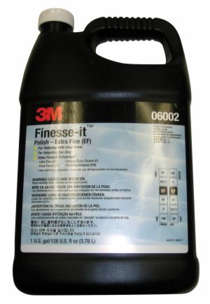 3M™ Finesse-it Polish Standard Series, 06002, Extra Fine (110), White, White, 1 Gallon (3.785 Liter), White, 4 ea/Case image 3M™ Finesse-it Polish Standard Series, 06002, Extra Fine (110), White, White, 1 Gallon (3.785 Liter), White, 4 ea/Caseimage
