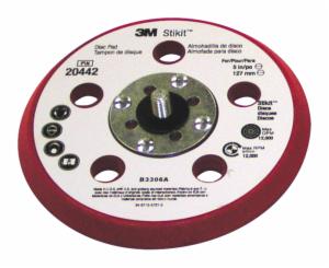 3M™ Stikit D/F Low Profile Disc Pad 20442, 5 in x 3/8 in x 5/16-24 External, 10 ea/Case image 3M™ Stikit D/F Low Profile Disc Pad 20442, 5 in x 3/8 in x 5/16-24 External, 10 ea/Caseimage