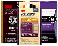 3M(TM) Advanced Abrasives Hand Sanding Sponges Thumbnail image