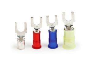 3M™ Scotchlok Block Flanged Fork, Nylon Insulated w/Insulation Grip MNG10-8FFBK, 12-10 AWG, 500/Caseimage