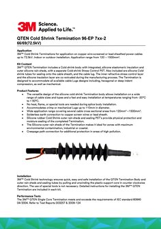 96EP 69kV Single Core Terminations DS - EN