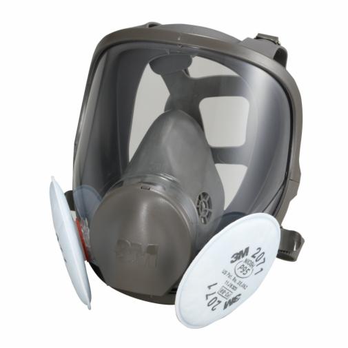 3M 防毒マスク 面体6000F ラージ2個 相応しく