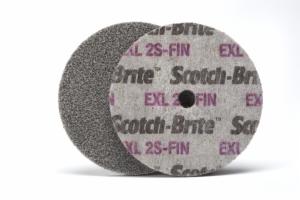 Scotch-Brite EXL Unitized Wheel, XL-UW, 2S Fine, 1 in x 1/2 in x 3/16 inimage
