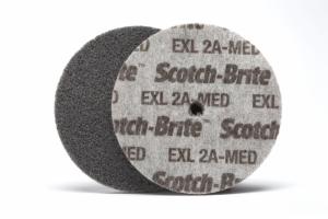 Scotch-Brite EXL Unitized Wheel, XL-UW, 2A Medium, 6 in x 3/20 in x 1 in, 24561A, 4 ea/Caseimage
