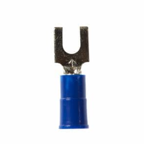 3M™ Highland Vinyl Insulated Block Fork Terminal BFV14-8Q, AWG 16-14, 25/bag, 10 Bags/Case image 3M™ Highland Vinyl Insulated Block Fork Terminal BFV14-8Q, AWG 16-14, 25/bag, 10 Bags/Caseimage