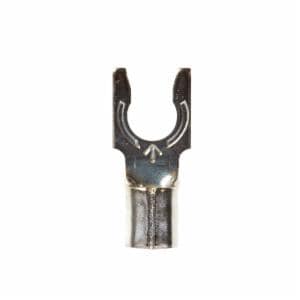 3M™ Scotchlok Locking Fork Non-Insulated, 50/bottle, M10-10FLX, spring-like tongue firmly fits around the stud, 500/Case image 3M™ Scotchlok Locking Fork Non-Insulated, 50/bottle, M10-10FLX, spring-like tongue firmly fits around the stud, 500/Caseimage