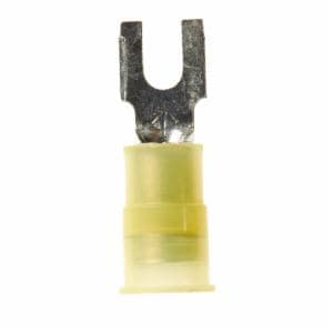 3M™ Scotchlok Nylon Insulated w/Insulation Grip Block Fork Terminal MNG10-6FBK, Stud Size 6, 500/Caseimage