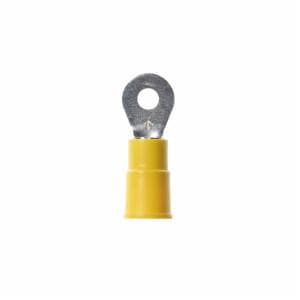 3M™ Scotchlok Ring Vinyl Insulated, 50/bottle, MV10-6RX, standard-style ring tongue fits around the stud, 500/Caseimage