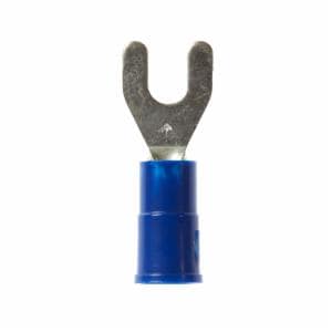 3M™ Scotchlok Fork Vinyl Insulated, 100/bottle, MV14-6FX, wider-tongue design for use on free-standing studs, 500/Case image 3M™ Scotchlok Fork Vinyl Insulated, 100/bottle, MV14-6FX, wider-tongue design for use on free-standing studs, 500/Caseimage